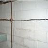 Severe foundation damage from a long crack in a bucking wall of a Springfield home.