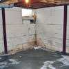 Rusted, corroded i-beams found with a failing foundation in a Oakbank home.