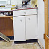 Large slab floor cracks in a La Salle home