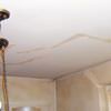Drywall cracks in Selkirk that were poorly patched and repaired.