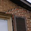 Stair step cracking starting at a window in a La Salle home